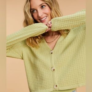 Billabong Point Her Out Crop Sweater